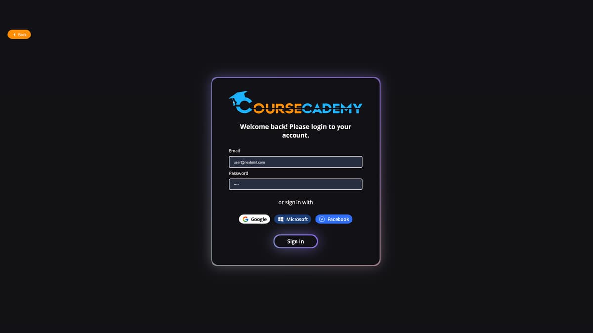 Login Page